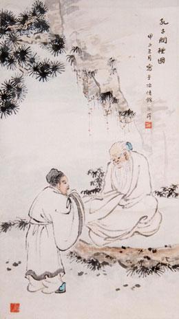 Конфуции пита Лао Дзъ относно етикет 