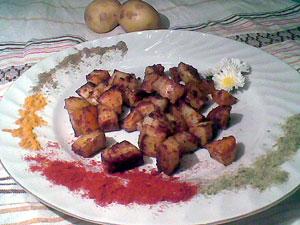 365 рецепти: Пикантни картофени кубчета