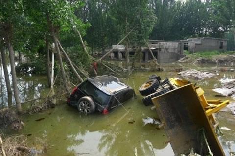 Последствия от наводненията в Китае. Юли 2012 год.