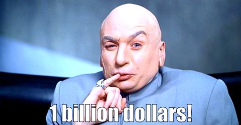 1 милиард долара