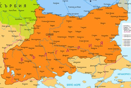 Тези граници на България начерта Санстефанският договор. 