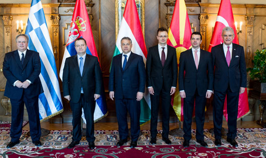 Гърция, Сърбия, Унгария, Македония и Турция