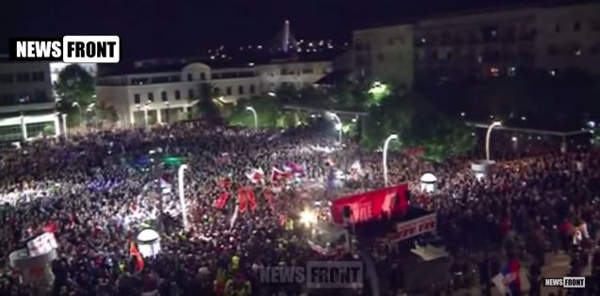 Масов митинг в Черна Гора против членството в НАТО