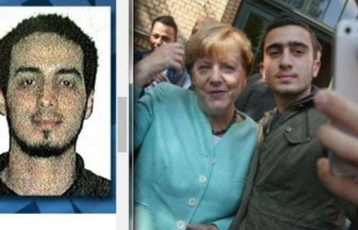 Меркел си направила селфи с терорист от Брюксел?