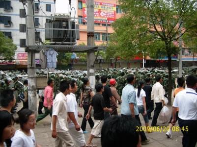 Hubei China Uprising Police Riot Gear 4