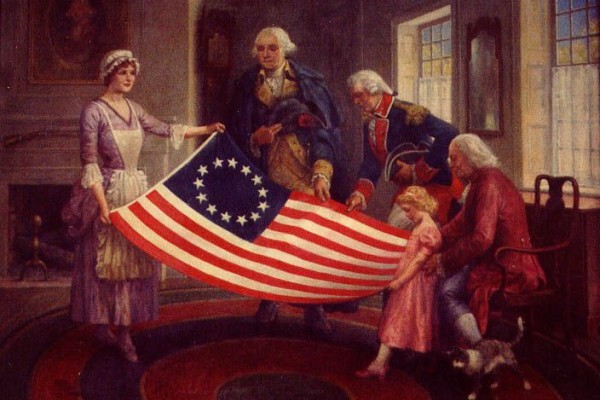 Първият американски флаг