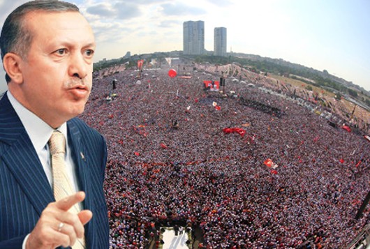 Ердоган, митинг