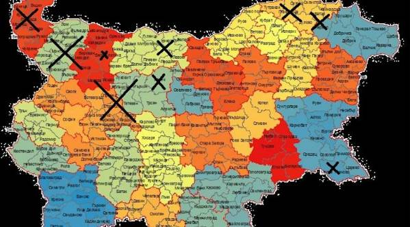 Умиращата карта на България