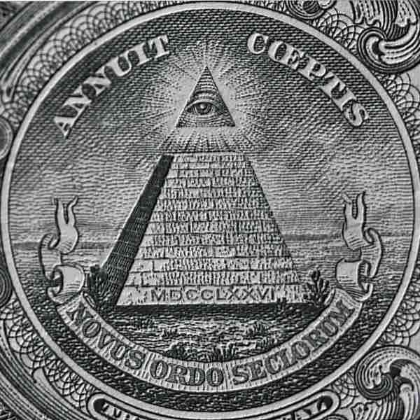 долар, пирамида
