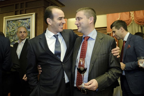 Финансовият министър Владислав Горанов заедно с бившия шеф на БНБ Иван Искров