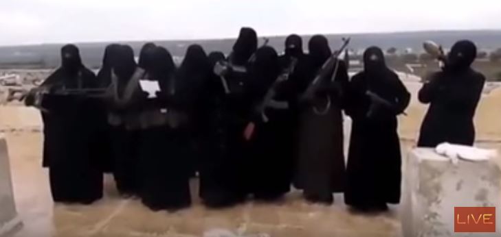 В Турция сформираха женски батальон на Ислямска държава