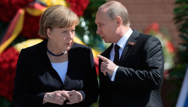 Путин отряза Меркел