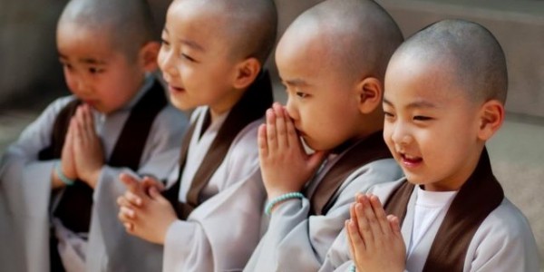 Тибет, деца монаси